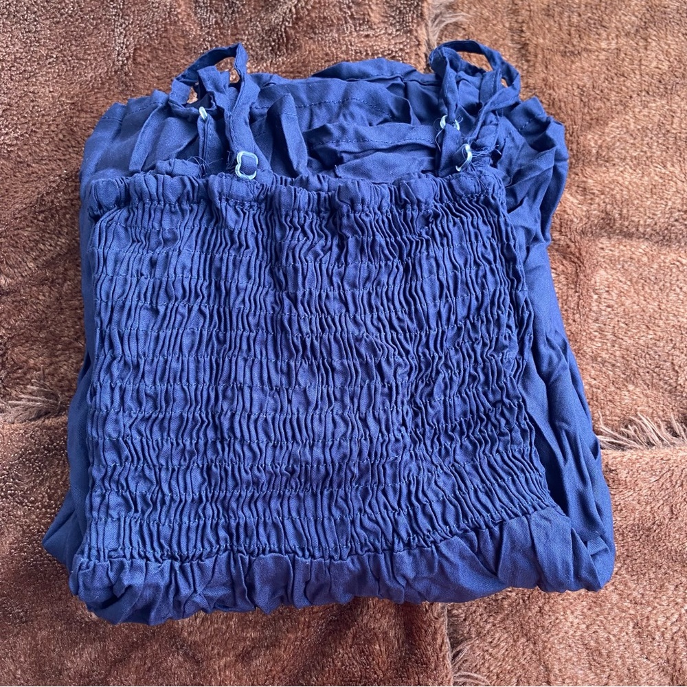 👗Brand New Navy Blue Fit & Flared long dress for Women👗 - Picture 10 of 13